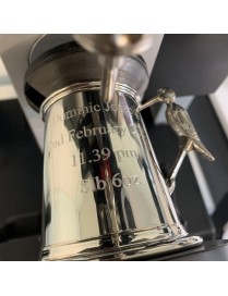 Stork Handle Pewter Mug