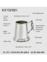 Stork Handle Pewter Mug