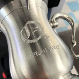Abbey Bell Pewter Tankard Half Pint