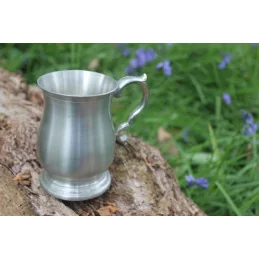 Abbey Bell Pewter Tankard Half Pint