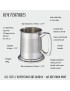 Double Lined Satin Pewter Tankard Half Pint