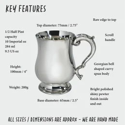 Georgian Tankard Half Pint