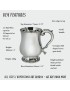Georgian Pewter Tankard Half Pint