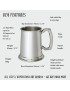 Standard Plain Pewter Tankard Half Pint