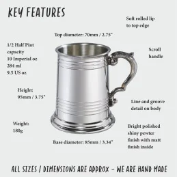 Worcester Tankard Half Pint