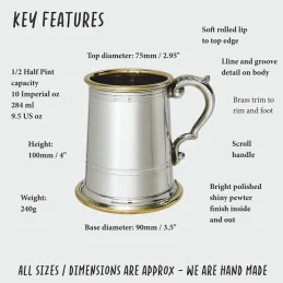 Wortley Tankard Half Pint