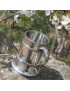 Double Celtic Bands Pewter Tankard