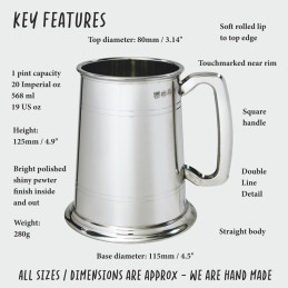 Double Lined Tankard