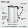 Gloucester Pewter Tankard