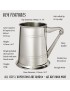 Harp Handle Pewter Tankard