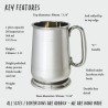 Howard Pewter Tankard Howard Pewter Tankard