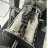 Irish Harp Handle Pewter Tankard