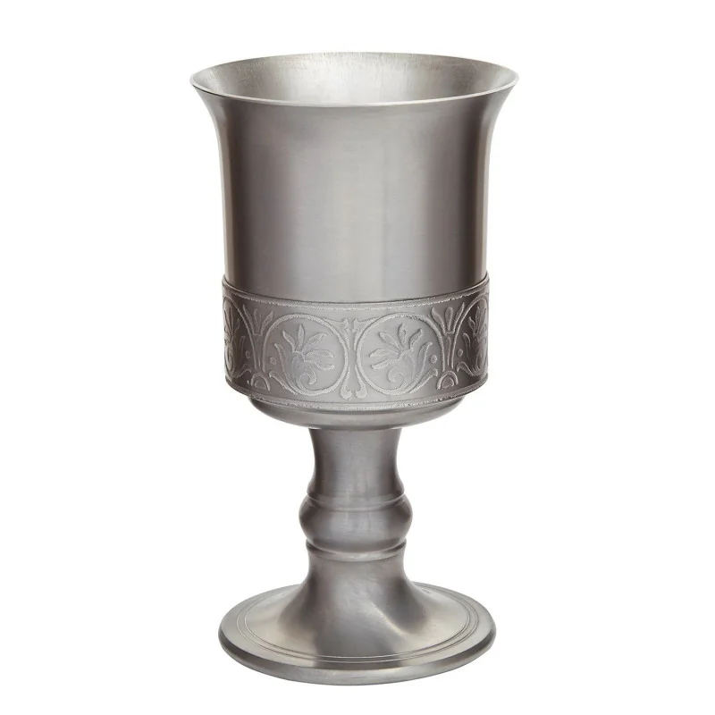 Medieval Pewter Goblet