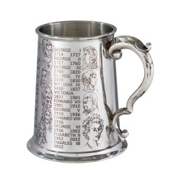 Kings and Queens Pewter Tankard - 2