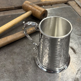 Kings and Queens Pewter Tankard