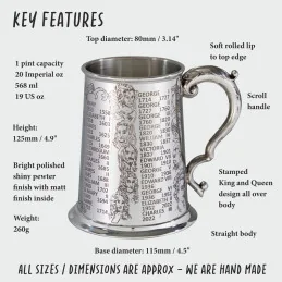 Kings and Queens Tankard