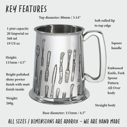 Knife Fork Spoon Tankard