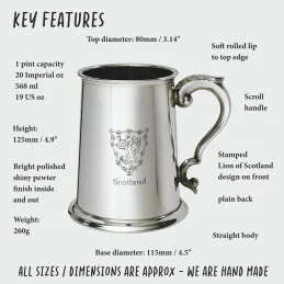 Lion of Scotland Tankard