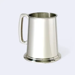 Embossed Golfer Pewter Tankard