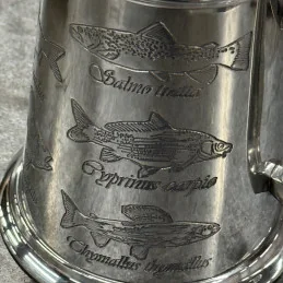Fish Pewter Tankard