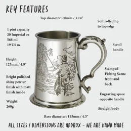 Fishing Scene Tankard