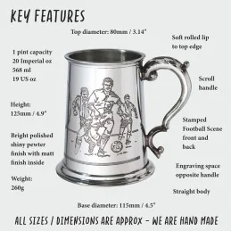 Football Scene Tankard