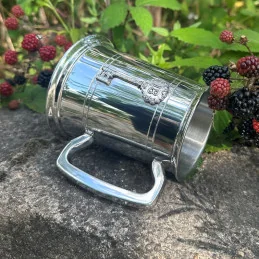 18 Key Badge Pewter Tankard