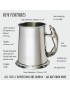 	Fox Handle Pewter Tankard