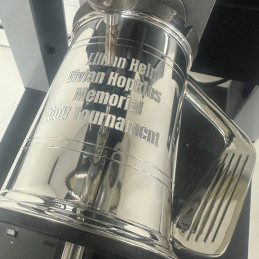Golf Handle Pewter Tankard
