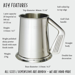 Golf Handle Tankard