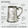Golf Scene Pewter Tankard