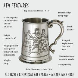 Rugby Scene Tankard