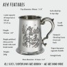 Shooting Scene Pewter Tankard	Shooting Scene Pewter Tankard