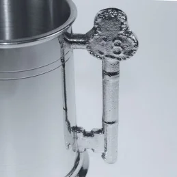 18 Key Handle Pewter Tankard