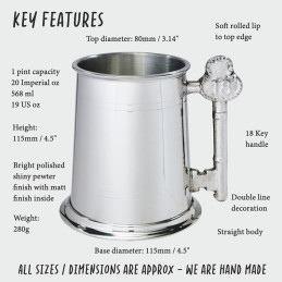 18 Key Handle Tankard