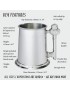 18 Key Handle Pewter Tankard