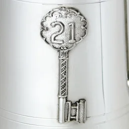 21 Key Badge Pewter Tankard