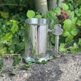 21 Key Handle Pewter Tankard