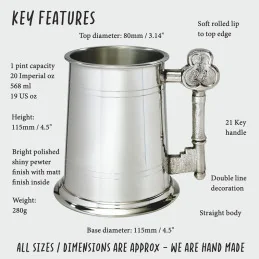 21 Key Handle Tankard