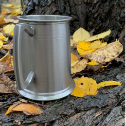 Antique Finish Pewter Tankard