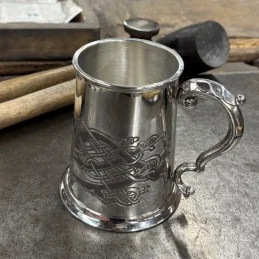 Celtic Birds Pewter Tankard Celtic Birds Pewter Tankard