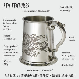 Celtic Birds Tankard