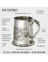 Celtic Birds Pewter Tankard