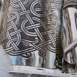 Celtic Pattern Pewter Tankard