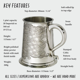 Celtic Pattern Tankard
