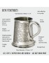 Celtic Pattern Pewter Tankard