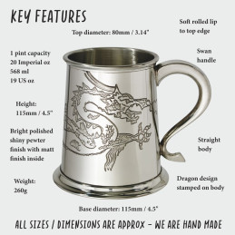 Chinese Dragon Tankard