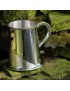 Diagonal Stripe Pewter Tankard