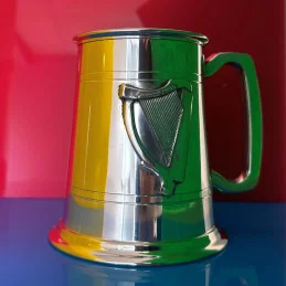  Irish Harp Pewter Tankard