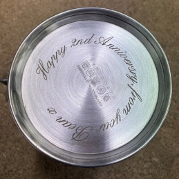 Love Skull Pewter Tankard